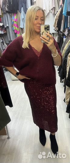 Юбка пайетки Miho's Италия