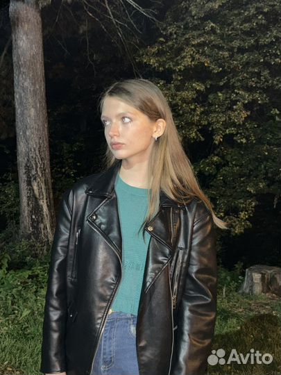 Куртка кожаная женская
