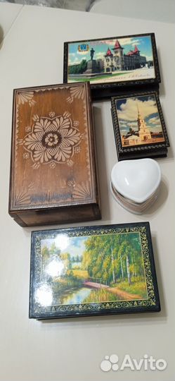 Шкатулки разные
