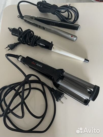 Плойки для волос 3 штуки