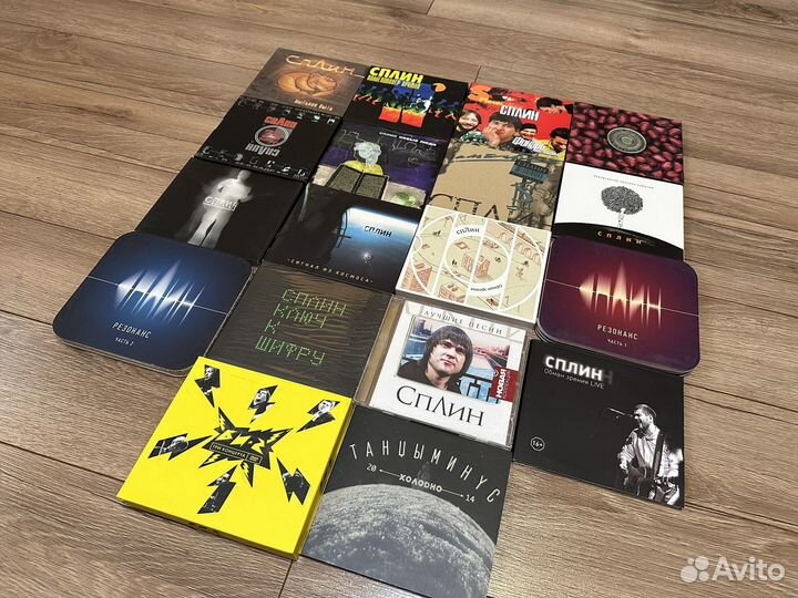 Коллекция CD дисков сплин (диджипак)