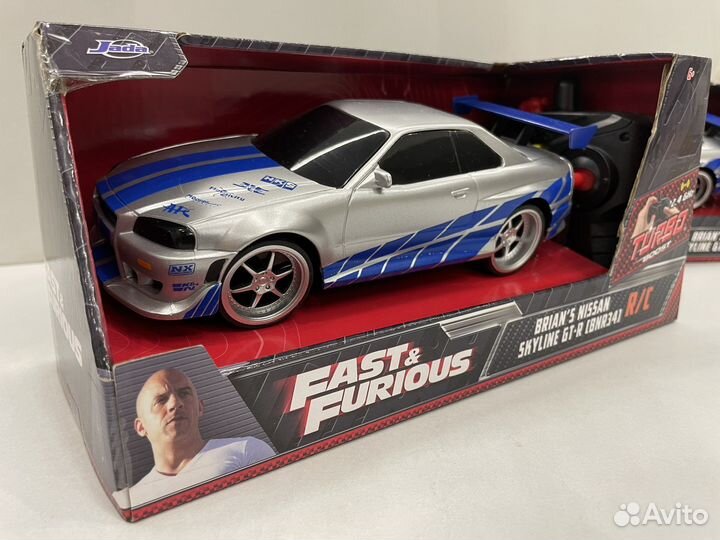 Nissan skyline Р/у Jada 1/24 Fast and furious