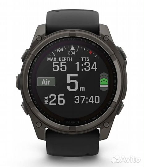 Garmin Fenix 8 51mm Sapphire Solar Titanium Black