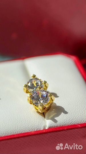 Серебряные Серьги Cartier