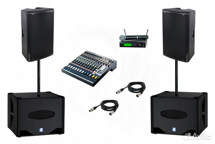 Прокат звук свет микрофоны проектор