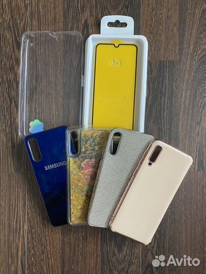 Чехлы и стекло на Samsung A50