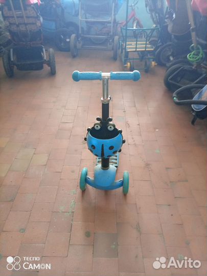 Самокат детский трехколесный