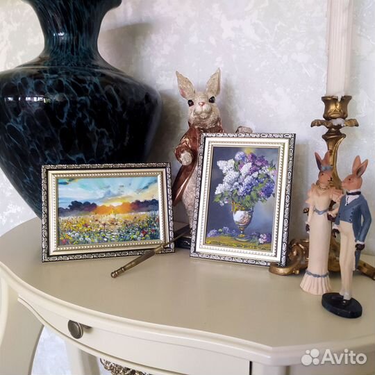 Картина маслом холст 10/15 см. Авторская работа