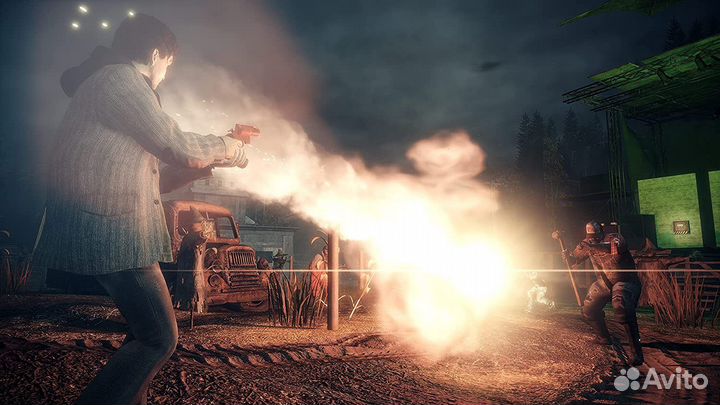 Alan Wake xbox 360 рус.суб б/у без обложки