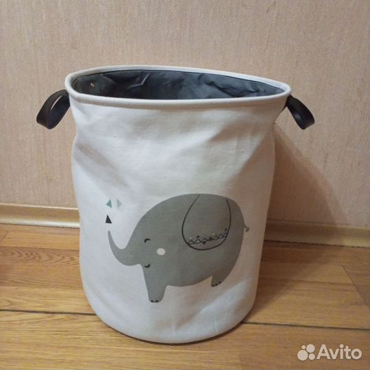 Корзина и коробка для игрушек