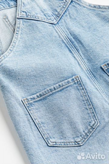 Джинсовый комбинезон для девочки H&M 128