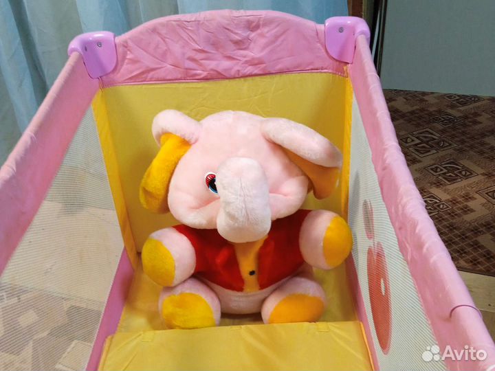 Манеж детский разборный с кроваткой