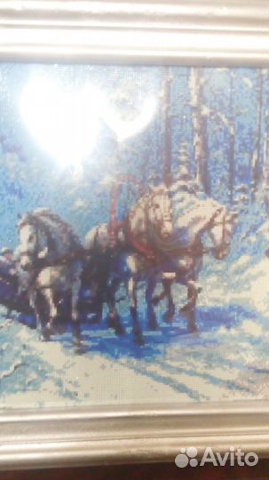 Мозаика вышивка картина