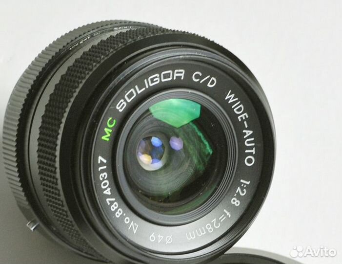 Объектив Soligor 28 mm F2.8 С/D Масrо мс