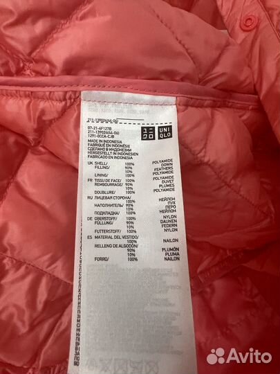 Пуховая жилетка uniqlo оригинал M