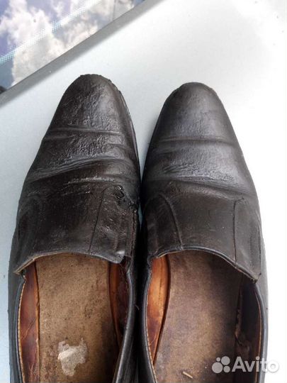 Туфли офицерские кожанные