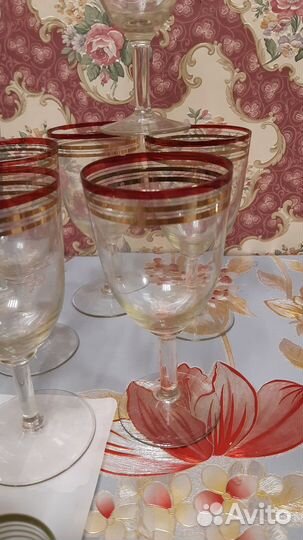 Фужеры,рюмки хрустальные