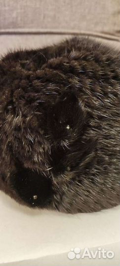 Шапка норковая женская