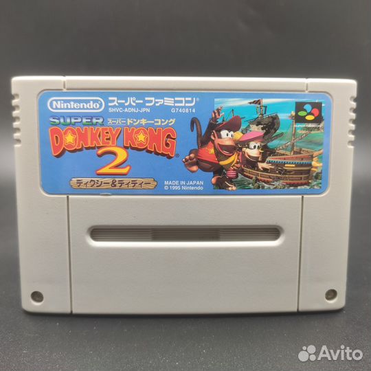 Картирдж Super Famicom Super Donkey Kong 2 snes