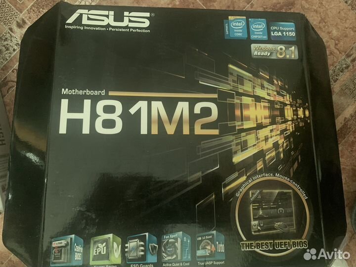 Материнская плата asus h81m2