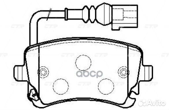 Старый номер ckvw-32) Колодки тормозные GK1259