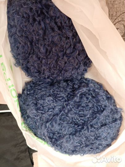 Пряжа букле пехорка 2шт