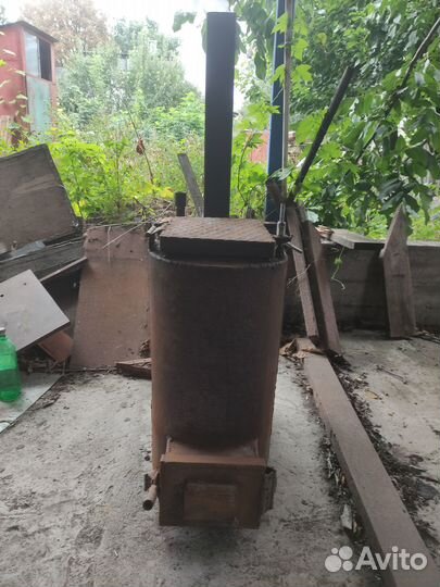 Печь длительного горения с водяным контуром