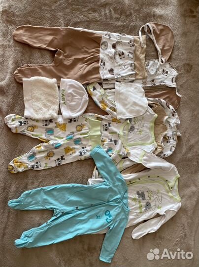 Конверт набор на выписку вещи для новорожденного