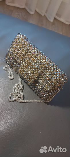 Сумочка из хрустальных бусин