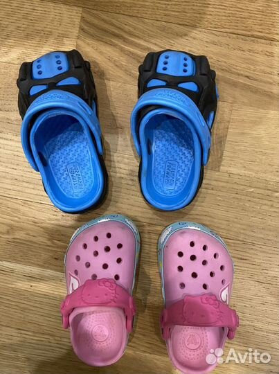 Crocs детские на мальчика девочку 19 20 размер