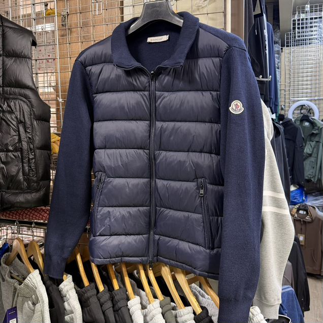 Куртка кардиган Moncler синий