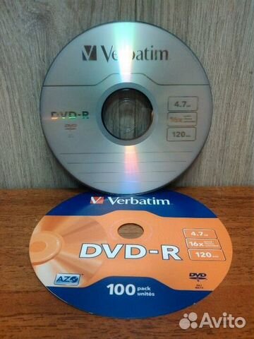 Диск DVD-R 4,7Gb 1-16x Verbatim 43549 1шт. арт 183