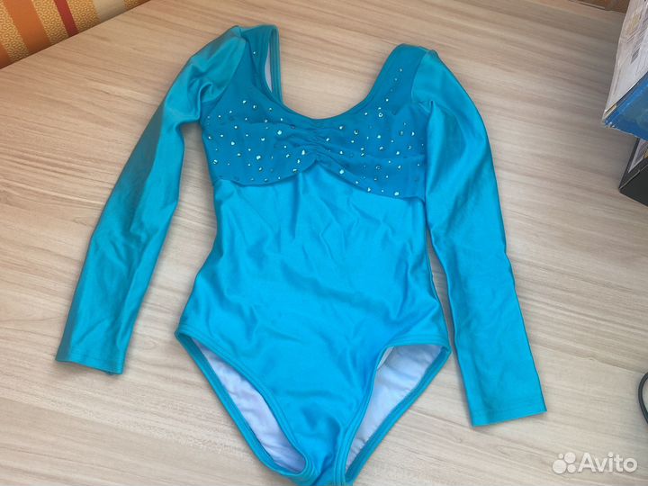 Купальник для гимнастики с юбочкой 116-122