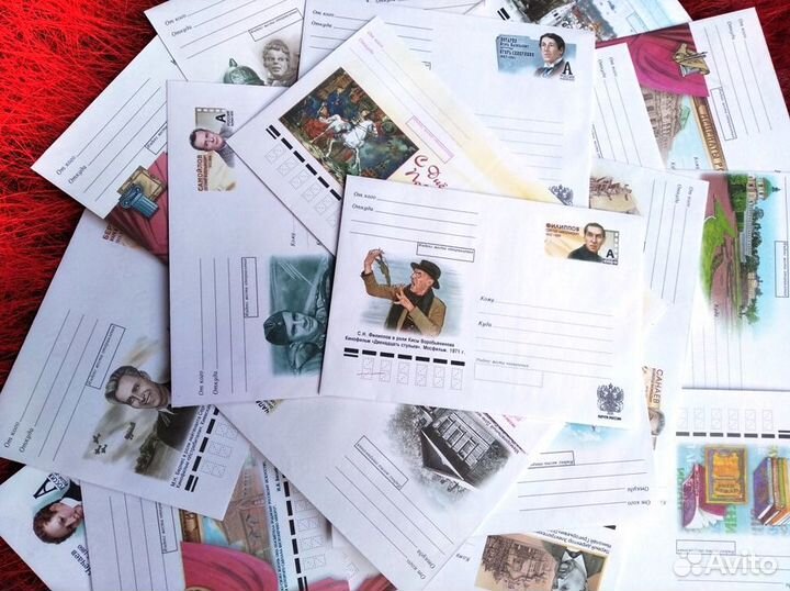 Почтовые художественные конверты Россия 2010-2014