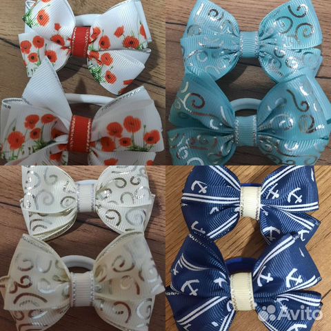 Школьные банты ручной работы