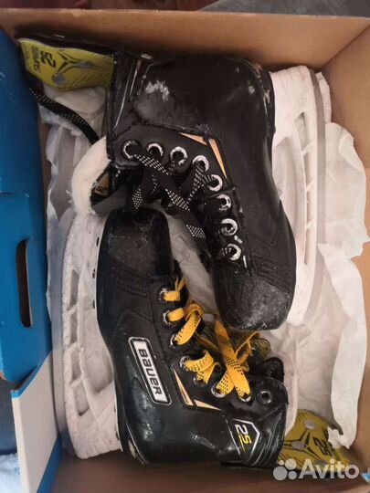 Коньки хоккейные детские bauer 2s, 31.5р