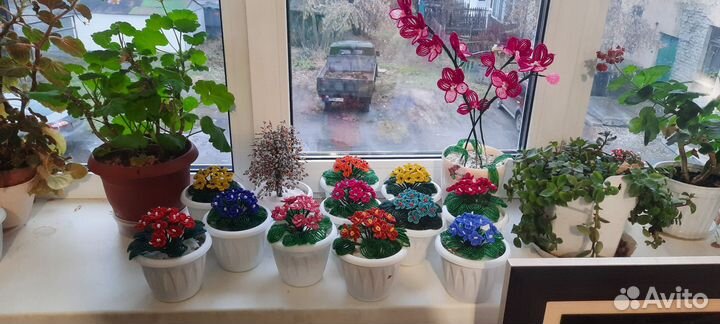 Цветы ручной работы