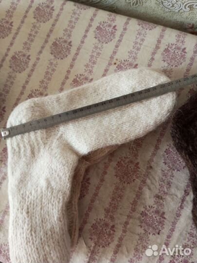 Носки шерстяные ручная вязка