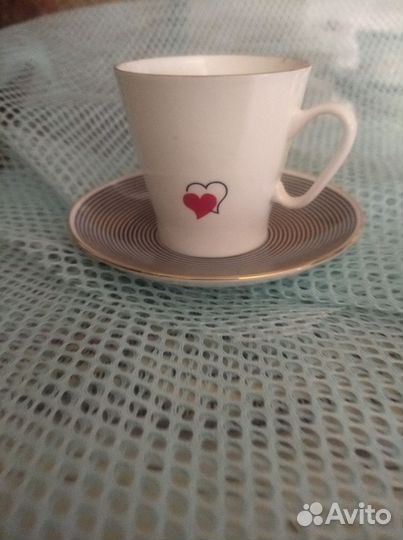 Кофейные чашки лфз костяной фарфор