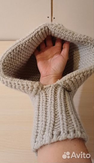 Шапка капор женская капюшон