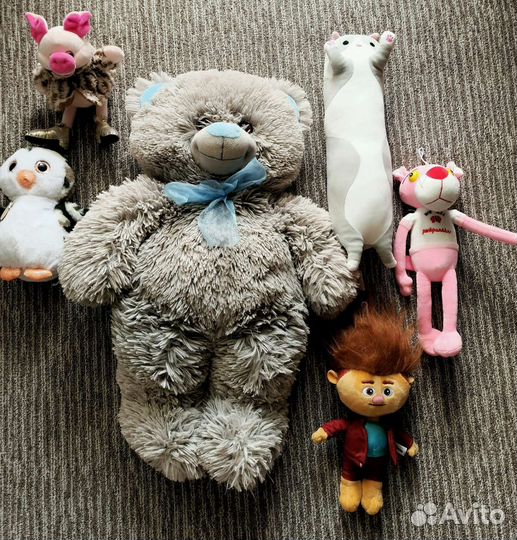 Мягкие игрушки игрушки детские мишка плюшевый