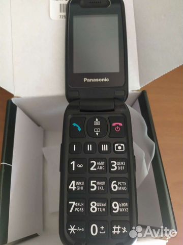 Телефон раскладушка Panasonic 456 объявление продам