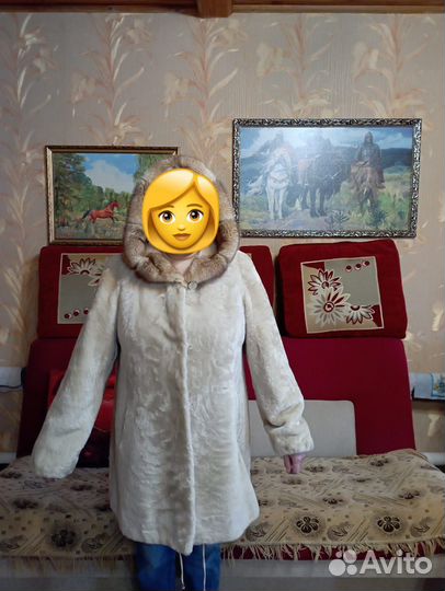 Шуба женская натуральная бу