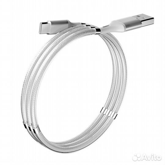 Кабель magnet, USB Type-C, 1.2м, olmio