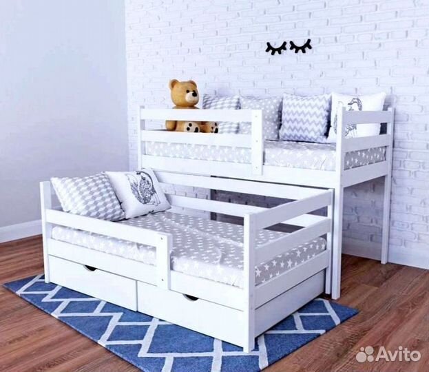 Детская выкатная кровать новая