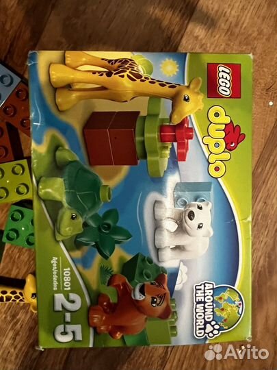 Lego duplo 2 набора -вокруг света,день рождения