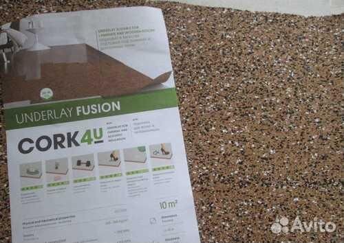 Шумоизоляция пола Пробковая подложка