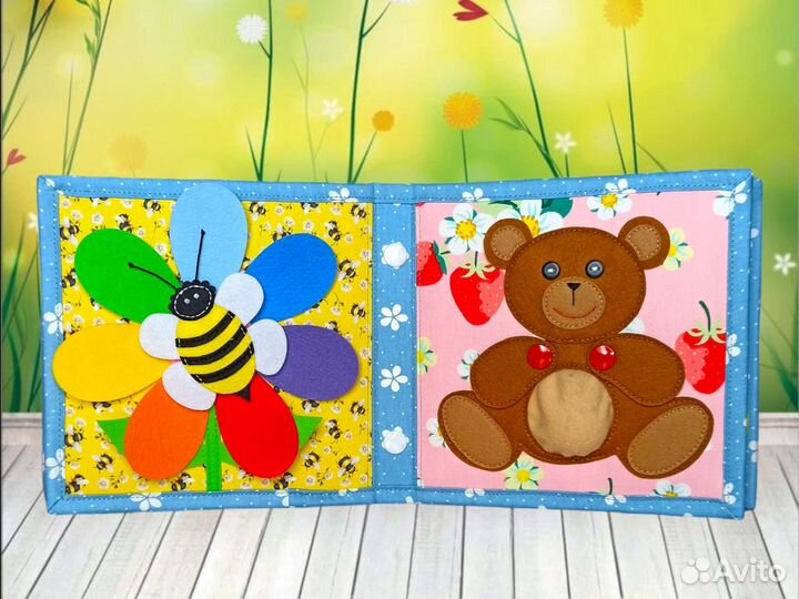 Развивающая книжка из фетра