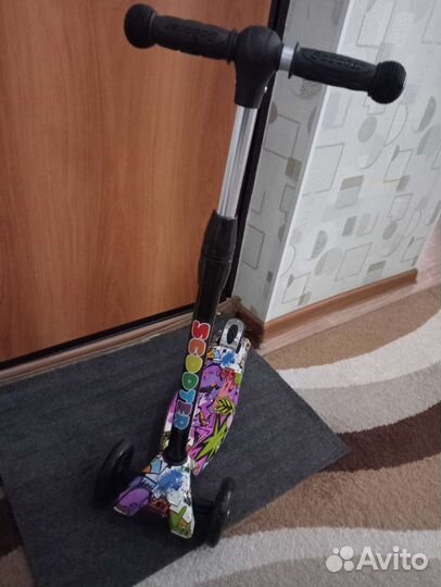 Самокат детский трехколесный бу