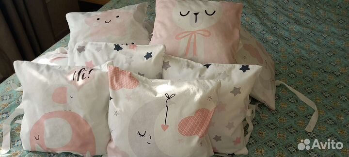 Бортики в детскую кроватку